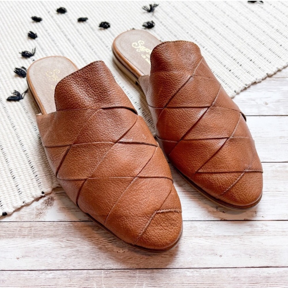 Seychelles Survival Leather Mule Brown Slip On 7.5